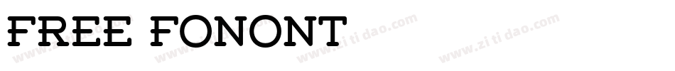 Free fonont字体转换